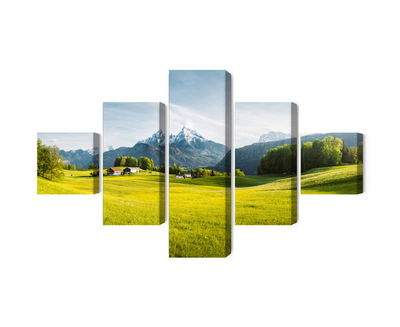 Ljuddämpande tavla - Mountain landscape