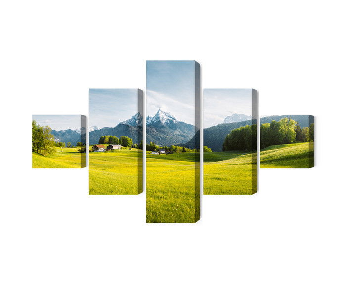 Ljuddämpande tavla - Mountain landscape