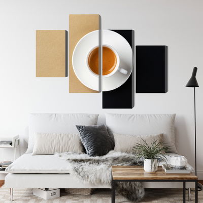 Ljuddämpande tavla - A cup of italian coffee
