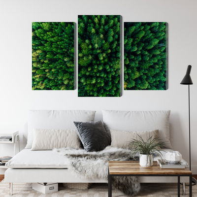 Ljuddämpande tavla - Aerial view of the green