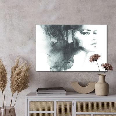 Ljuddämpande tavla - Black and white portrait