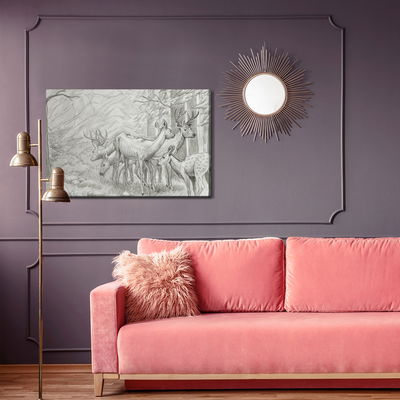 Ljuddämpande tavla - Sketch of a deer