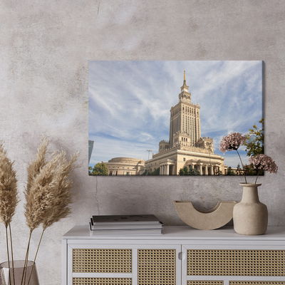 Ljuddämpande tavla - Buildings in the center