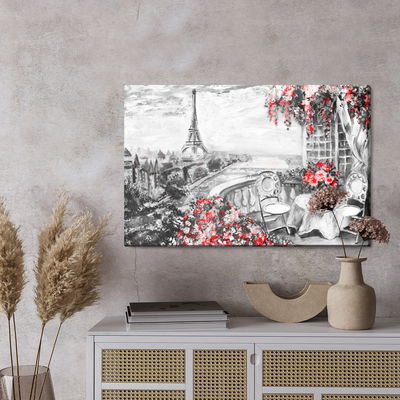Ljuddämpande tavla - Cafe in Paris