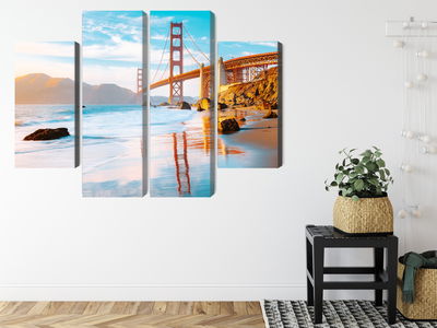 Ljuddämpande tavla - The Golden Gate bridge