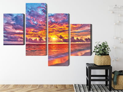 Ljuddämpande tavla - Picturesque sunset