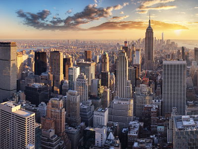 Ljuddämpande tavla - 3d panorama of New York city