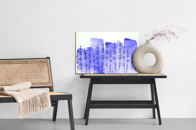 Ljuddämpande tavla - Watercolor lavender