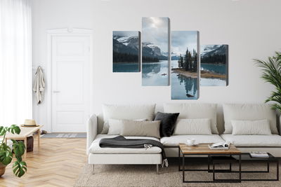 Ljuddämpande tavla - Ghost island in jasper