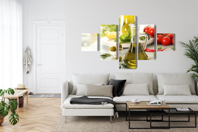 Ljuddämpande tavla - Jug with fresh oil