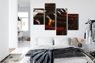 Ljuddämpande tavla - Delicious wine bottles