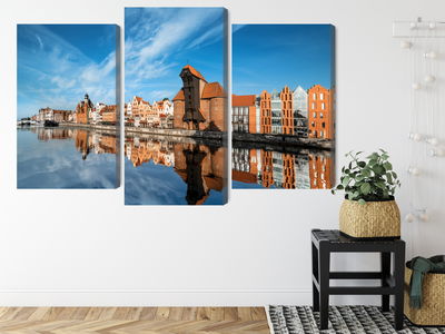 Ljuddämpande tavla - Panorama of gdansk