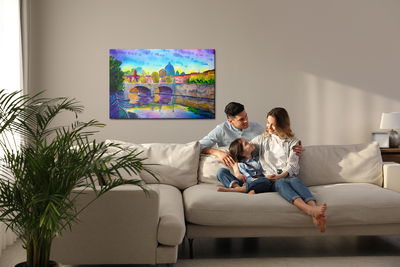 Ljuddämpande tavla - Panorama of the vatican