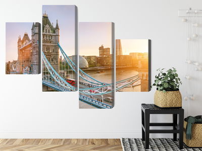 Ljuddämpande tavla - Tower bridge at sunrise