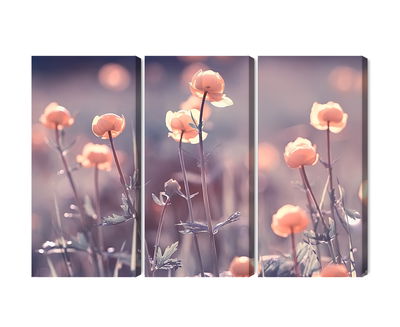 Ljuddämpande tavla - Spring 3d flowers