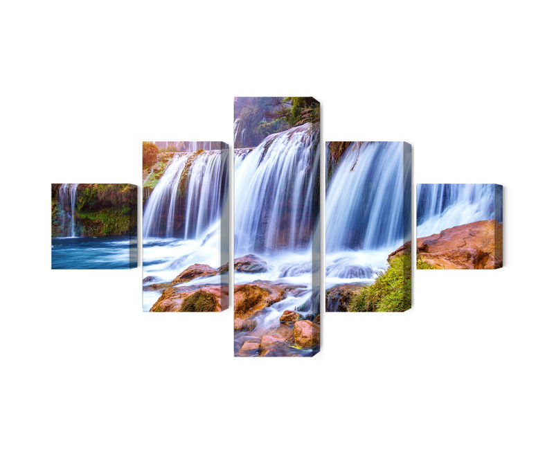 Ljuddämpande tavla - Jiulong waterfall in luoping