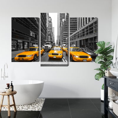 Ljuddämpande tavla - Yellow taxis in New York city