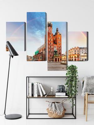 Ljuddämpande tavla - St. mary's basilica in Kraków