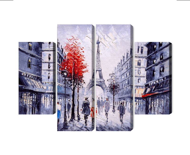 Ljuddämpande tavla - The view of the Paris street