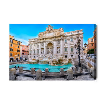Ljuddämpande tavla - Trevi fountain in Rome