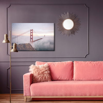 Ljuddämpande tavla - Bridge Golden Gate