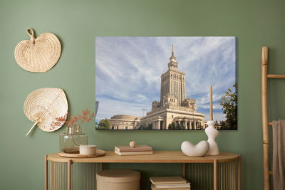 Ljuddämpande tavla - Buildings in the center