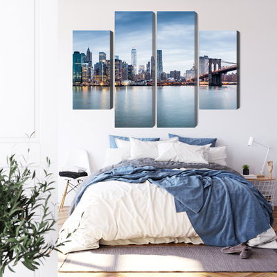 Ljuddämpande tavla - Panoramic view of the city