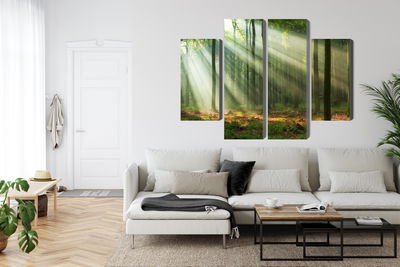 Ljuddämpande tavla - Forest landscape