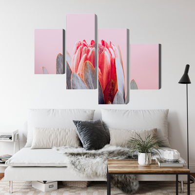 Ljuddämpande tavla - Flower of the royal protea