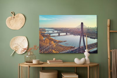 Ljuddämpande tavla - Bridges in Warsaw