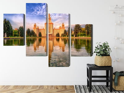 Ljuddämpande tavla - View of the building