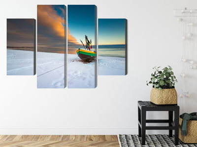 Ljuddämpande tavla - Fishing boat