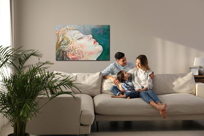 Ljuddämpande tavla - A woman in a dream