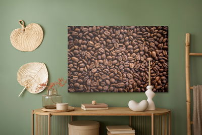 Ljuddämpande tavla - Background of roasted coffee