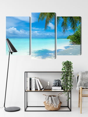Ljuddämpande tavla - A beach in the maldives