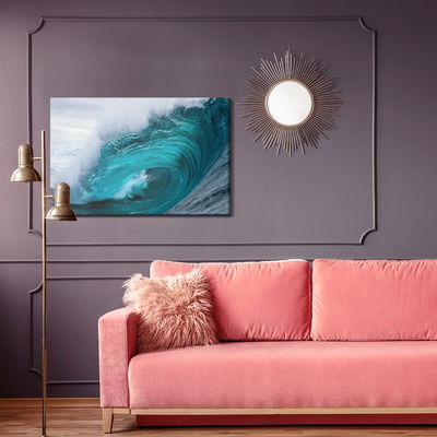 Ljuddämpande tavla - Great sea wave