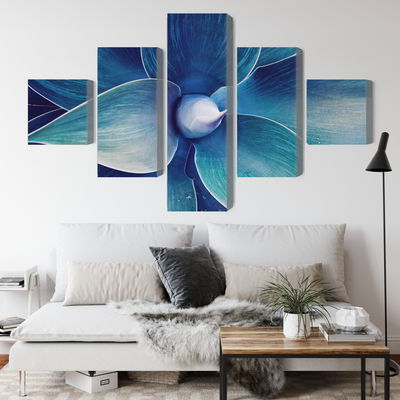 Ljuddämpande tavla - Top view of the plant