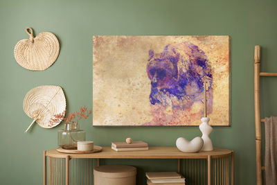 Ljuddämpande tavla - Ferocious bear