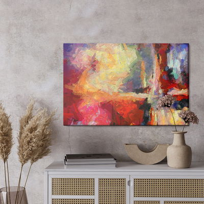 Ljuddämpande tavla - Colorful contemporary