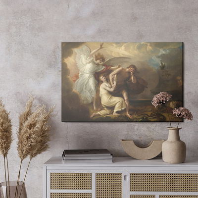 Ljuddämpande tavla - Benjamin west "exile of adam