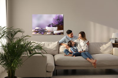 Ljuddämpande tavla - Lavender relaxation set