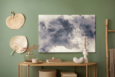 Ljuddämpande tavla - Abstract dark clouds