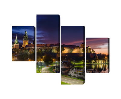 Ljuddämpande tavla - Wawel royal castle at sunrise