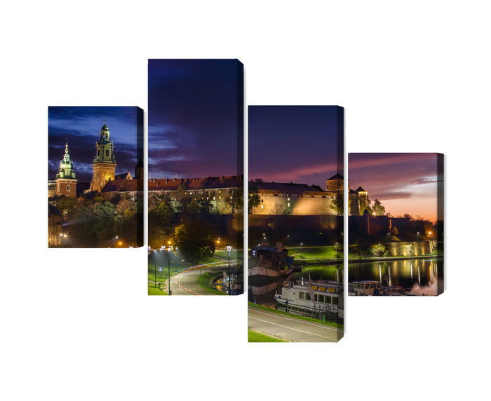 Ljuddämpande tavla - Wawel royal castle at sunrise