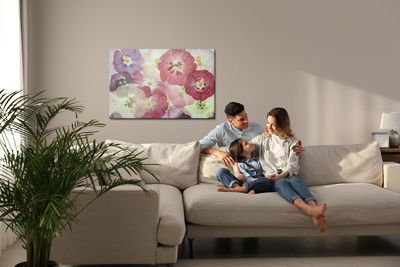 Ljuddämpande tavla - Beautiful colorful flowers