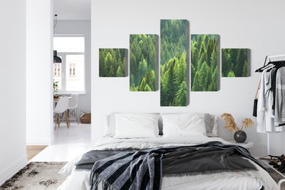 Ljuddämpande tavla - The green of the forest