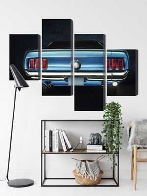 Ljuddämpande tavla - The back of an old ford