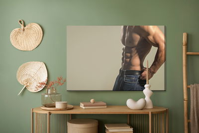 Ljuddämpande tavla - Muscular man