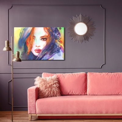 Ljuddämpande tavla - Portrait of a young woman