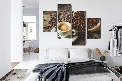 Ljuddämpande tavla - A cup of hot coffee